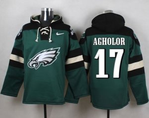 Nike Philadelphia Eagles #17 Nelson Agholor Green Player Pullover Hoodie