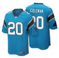 Mens Carolina Panthers #20 Kurt Coleman Light Blue Color Rush Limited Jersey