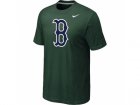 MLB Boston Red Sox Heathered Nike D.Green Blended T-Shirt