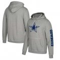 Dallas Cowboys Mitchell & Ness Classic Team Pullover Hoodie Heathered Gray