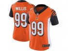 Women Nike Cincinnati Bengals #99 Jordan Willis Vapor Untouchable Limited Orange Alternate NFL Jersey