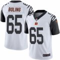 Mens Nike Cincinnati Bengals #65 Clint Boling Limited White Rush NFL Jersey