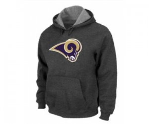 St.Louis Rams Logo Pullover Hoodie D.Grey