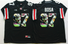 Ohio State Buckeyes 97 Joey Bosa Black Portrait Number College Jersey