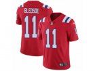 Mens Nike New England Patriots #11 Drew Bledsoe Vapor Untouchable Limited Red Alternate NFL Jersey