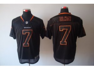 Nike NFL denver broncos #7 john elway Lights Out Black jerseys Elite