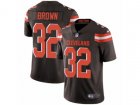 Nike Cleveland Browns #32 Jim Brown Vapor Untouchable Limited Brown Team Color NFL Jersey