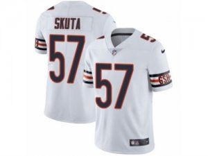 Mens Nike Chicago Bears #57 Dan Skuta White Vapor Untouchable Limited Player NFL Jersey