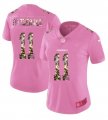 Nike Cardinals #11 Larry Fitzgerald Pink Camo Fashion Women Limited Jersey