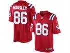 Mens Nike New England Patriots #86 Rob Housler Limited Red Alternate NFL Jersey