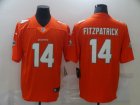 Nike Dolphins #14 Ryan Fitzpatrick Orange Vapor Untouchable Limited Jersey