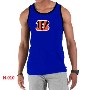 Nike NFL Cincinnati Bengals Sideline Legend Authentic Logo men Tank Top Blue