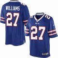 Mens Nike Buffalo Bills #27 Duke Williams Limited Royal Blue Team Color NFL Jersey