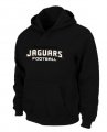Jacksonville Jaguars Authentic font Pullover Hoodie Black