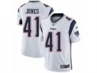 Mens Nike New England Patriots #41 Cyrus Jones White Vapor Untouchable Limited Player NFL Jersey