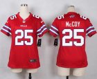 Women Nike Buffalo Bills #25 LeSean McCoy red jerseys