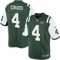 Mens Nike New York Jets #4 Lac Edwards Limited Green Team Color NFL Jersey