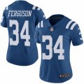 Womens Nike Indianapolis Colts #34 Josh Ferguson Limited Royal Blue Rush NFL Jersey