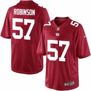 Men\'s Nike New York Giants #57 Keenan Robinson Limited Red Alternate NFL Jersey