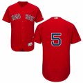 Men's Majestic Boston Red Sox #5 Nomar Garciaparra Red Flexbase Authentic Collection MLB Jersey