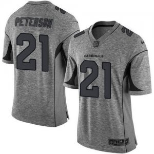 Nike Arizona Cardinals #21 Patrick Peterson Gray Gridiron Gray Jersey(Limited)