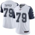 Youth Nike Dallas Cowboys #79 Charles Tapper Limited White Rush NFL Jersey