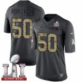 Youth Nike New England Patriots #50 Rob Ninkovich Limited Black 2016 Salute to Service Super Bowl LI 51 NFL Jersey