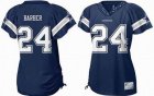 dallas cowboys 24 barber womens field flirt fashion jerseys blue