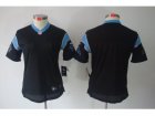 Nike Women Carolina Panthers Blank Black Jerseys