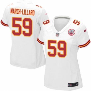 Women\'s Nike Kansas City Chiefs #59 Justin March-Lillard Limited White NFL Jersey