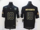 Nike Steelers #19 JuJu Smith Schuster Black 2020 Salute To Service Limited Jersey