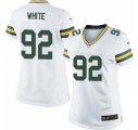Womens Nike Green Bay Packers #92 Reggie White Limited White NFL Jersey