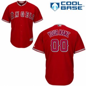 Womens Majestic Los Angeles Angels of Anaheim Customized Replica Red Alternate Cool Base MLB Jersey