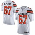 Mens Nike Cleveland Browns #67 Austin Pasztor Limited White NFL Jersey