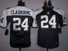 Nike Women Dallas Cowboys #24 Claiborne Thankgivings Blue jerseys