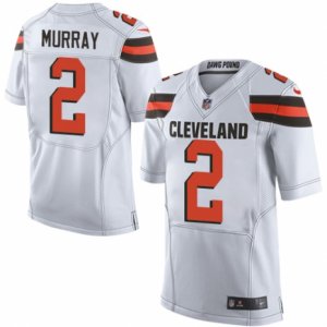 Mens Nike Cleveland Browns #2 Patrick Murray Limited White NFL Jersey