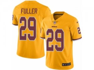 Mens Nike Washington Redskins #29 Kendall Fuller Limited Gold Rush NFL Jersey