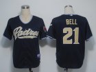 MLB San Diego Padres #21 Bell Dark Blue[Cool Base]