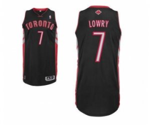 nba toronto raptors #7 lowry black[revolution 30 swingman]