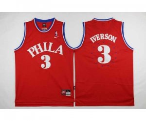 nba jersey philadelphia 76ers #3 iverson red[2016 new fashion]