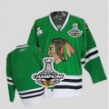 nhl jerseys chicago blackhawks blank green[2013 Stanley cup champions]