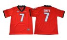 Georgia Bulldogs #7 D'Andre Swift Red College Football Jersey