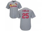 Youth St.Louis Cardinals #25 Dexter Fowler Grey Cool Base Stitched MLB Jersey