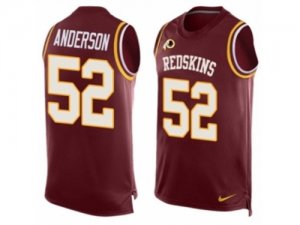 Mens Nike Washington Redskins #52 Ryan Anderson Limited Red Player Name & Number Tank Top NFL Jersey