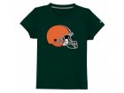 nike cleveland browns sideline legend authentic logo youth T-Shirt dk.green