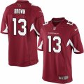 Mens Nike Arizona Cardinals #13 Jaron Brown Limited Red Team Color NFL Jersey