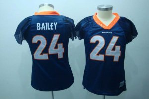 Women Denver broncos #24 bailey Jerseys blue