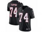 Nike Atlanta Falcons #74 Tani Tupou Black Alternate Vapor Untouchable Limited Player NFL Jersey