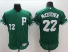MLB Men San Diego Padres #22 Andrew McCutchen Green Celtic Flexbase Authentic Collection Stitched Baseball Jersey