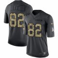 Men's Nike Chicago Bears #82 Khari Lee Limited Black 2016 Salute to Service NFL Jersey